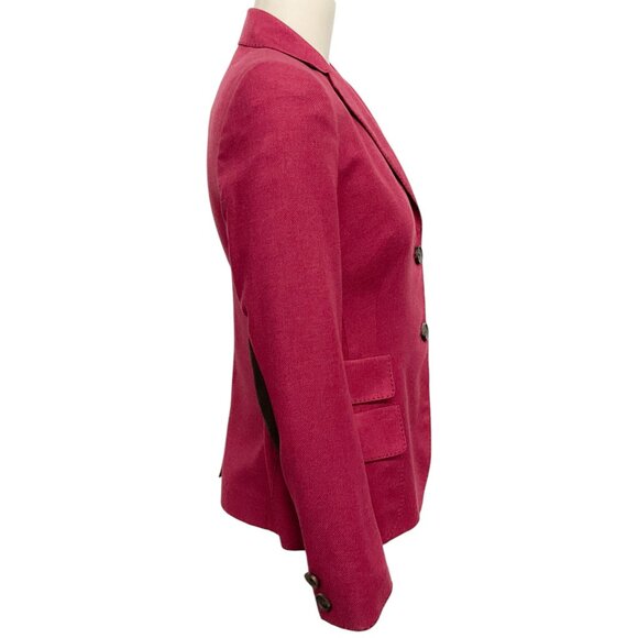 Akris Raspberry Silk / Cashmere Blazer - Picture 2 of 4